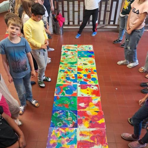 Kunstprojekt „Farbenspiel“ Klasse 4c