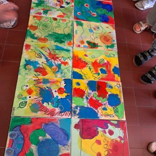 Kunstprojekt „Farbenspiel“ Klasse 4c