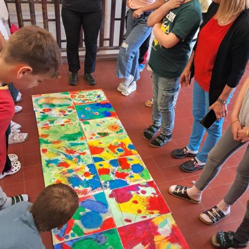 Kunstprojekt „Farbenspiel“ Klasse 4c