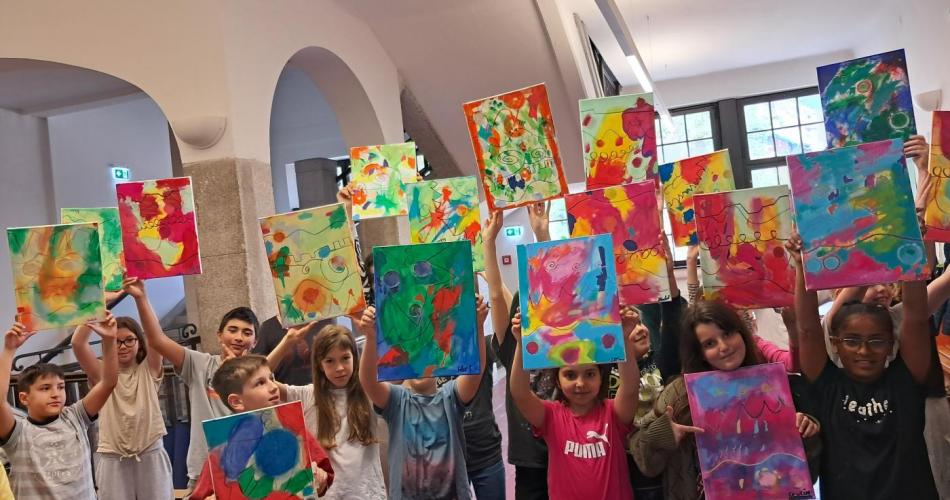 Kunstprojekt „Farbenspiel“ Klasse 4c